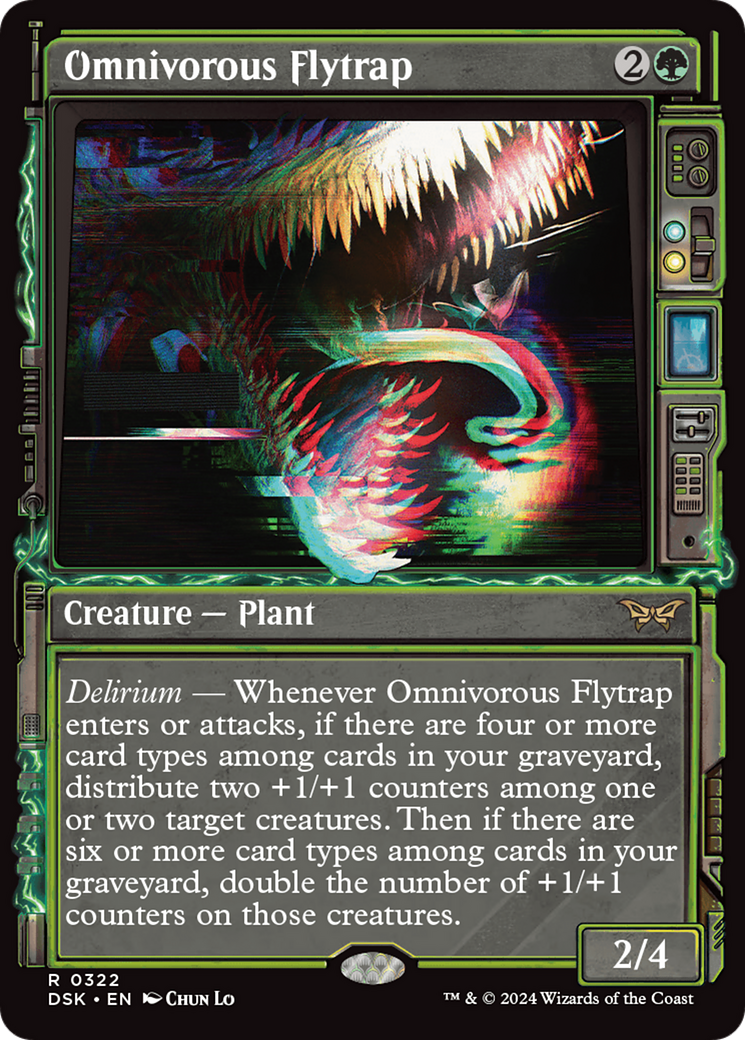 Omnivorous Flytrap (Showcase) [Duskmourn: House of Horror] | Eastridge Sports Cards & Games