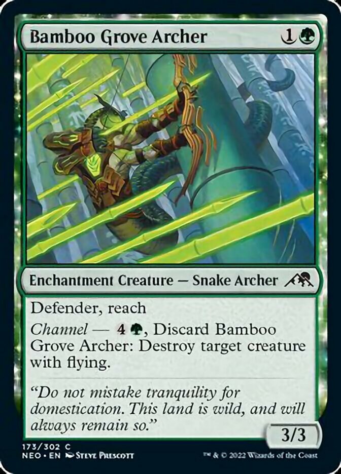 Bamboo Grove Archer [Kamigawa: Neon Dynasty] | Eastridge Sports Cards & Games