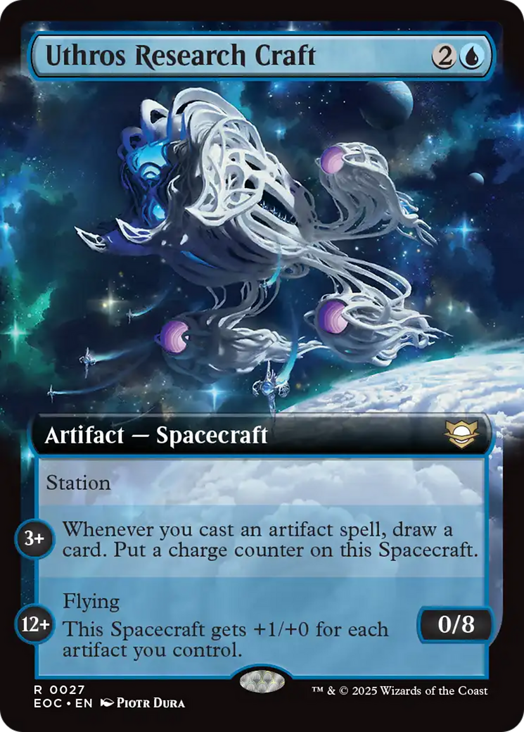 Uthros Research Craft (Extended Art) [Edge of Eternities Commander] | Eastridge Sports Cards & Games