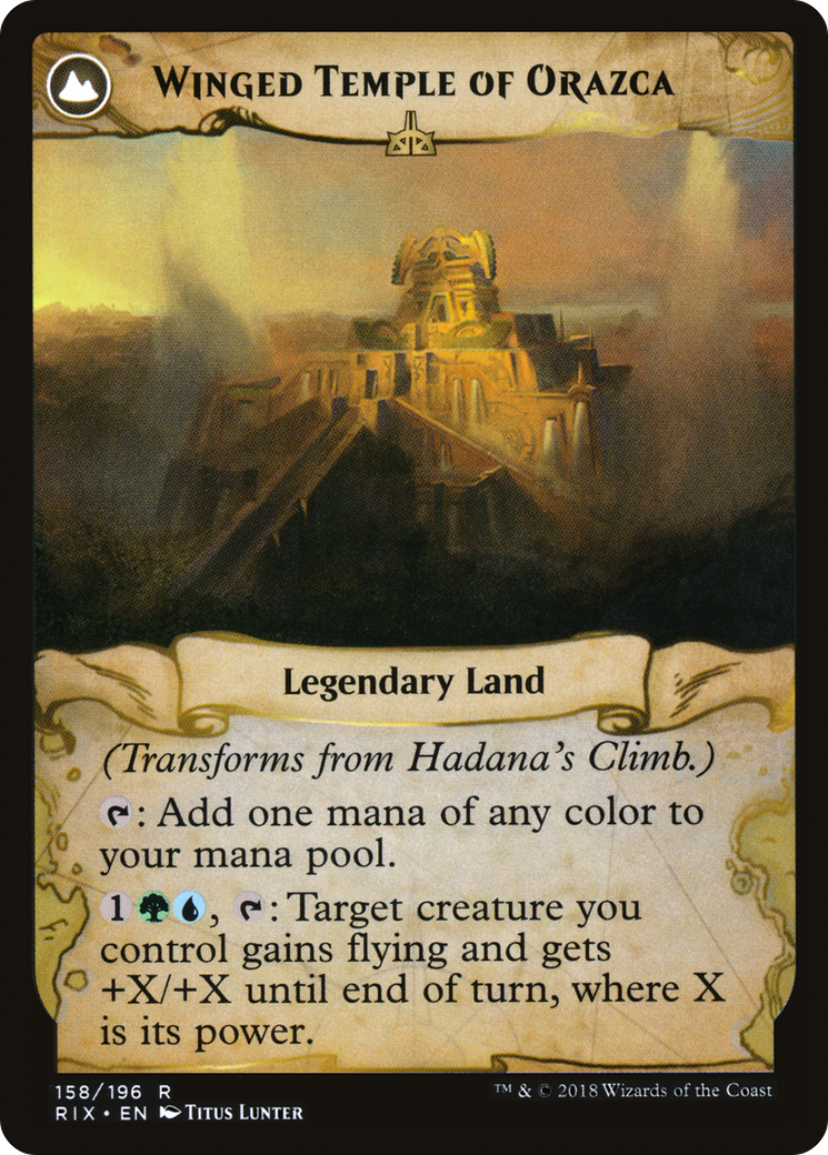 Hadana's Climb // Winged Temple of Orazca [Secret Lair: From Cute to Brute] | Eastridge Sports Cards & Games