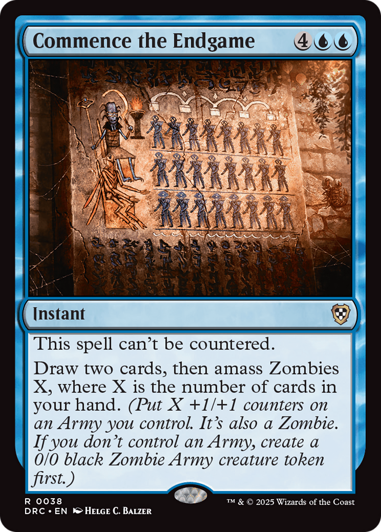 Commence the Endgame [Aetherdrift Commander] | Eastridge Sports Cards & Games