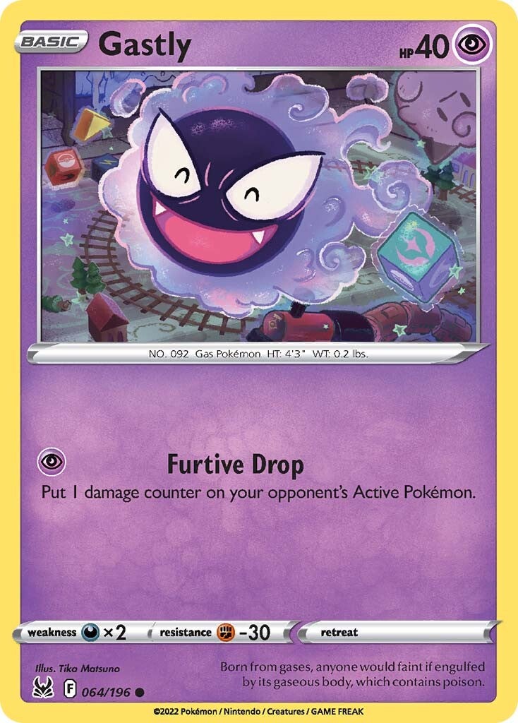 Gastly (064/196) [Sword & Shield: Lost Origin] | Eastridge Sports Cards & Games