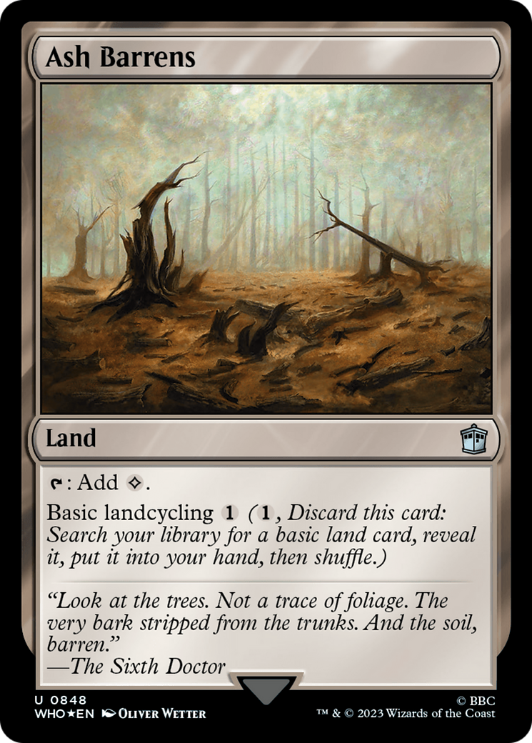 Ash Barrens (Surge Foil) [Doctor Who] | Eastridge Sports Cards & Games