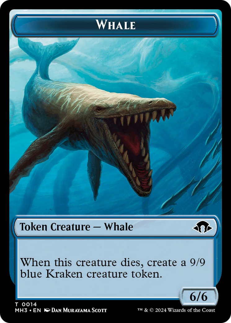 Phyrexian Germ // Whale Double-Sided Token [Modern Horizons 3 Tokens] | Eastridge Sports Cards & Games