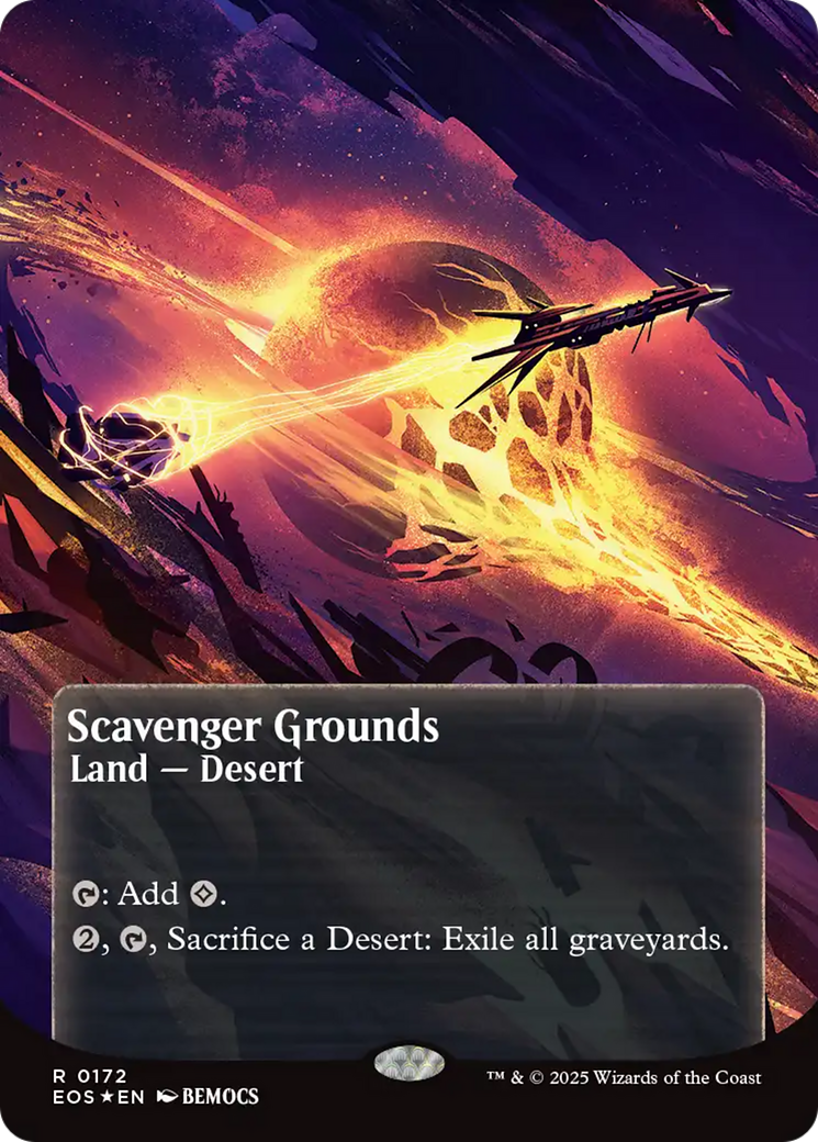 Scavenger Grounds (0172) (Borderless) (Galaxy Foil) [Edge of Eternities: Stellar Sights] | Eastridge Sports Cards & Games
