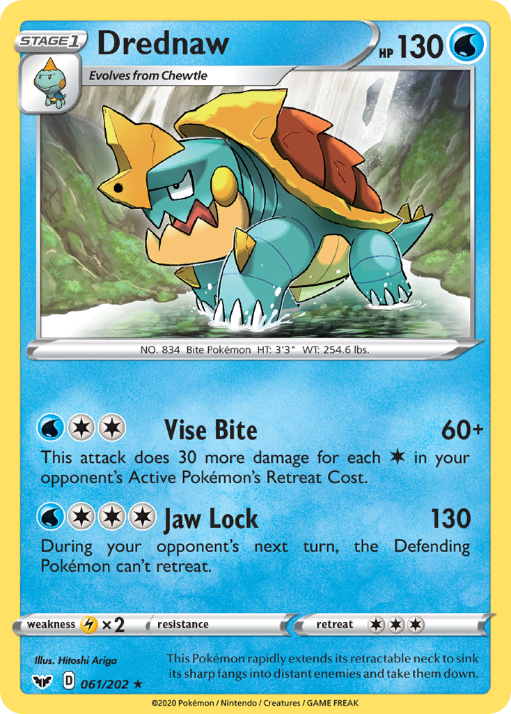 Drednaw (061/202) [Sword & Shield: Base Set] | Eastridge Sports Cards & Games