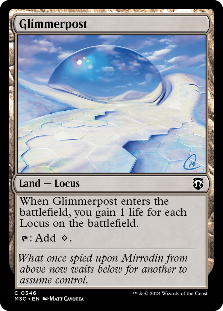 Glimmerpost (Ripple Foil) [Modern Horizons 3 Commander] | Eastridge Sports Cards & Games