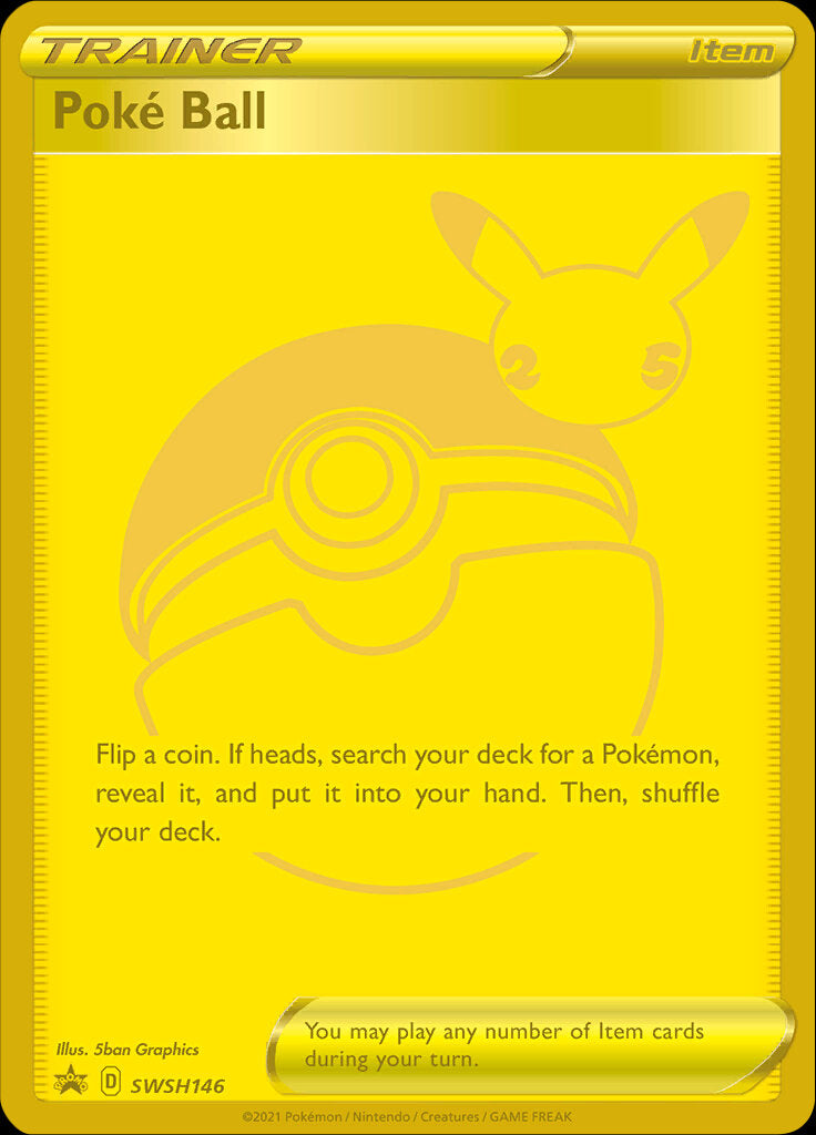 Poke Ball (SWSH146) (Celebrations) [Sword & Shield: Black Star Promos] | Eastridge Sports Cards & Games