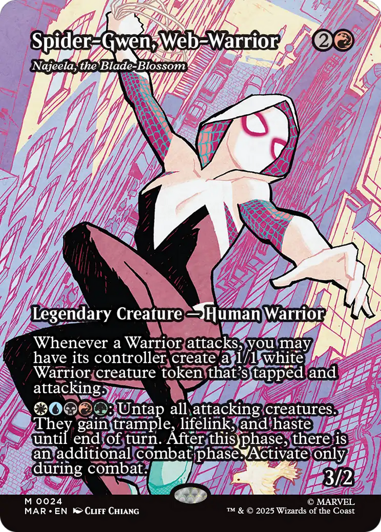 Spider-Gwen, Web-Warrior - Najeela, the Blade-Blossom [Marvel's Spider-Man: Eternal-Legal] | Eastridge Sports Cards & Games