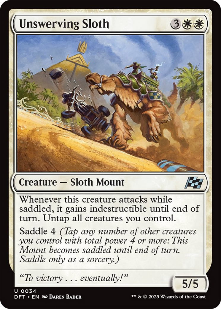 Unswerving Sloth [Aetherdrift] | Eastridge Sports Cards & Games