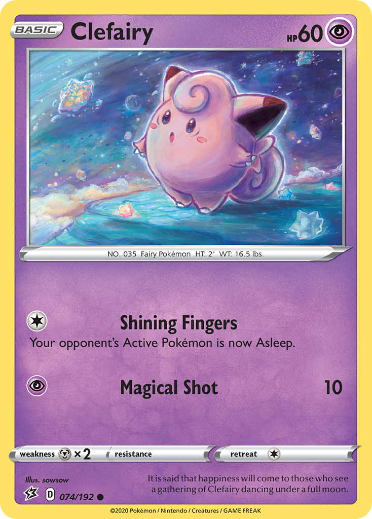 Clefairy (074/192) [Sword & Shield: Rebel Clash] | Eastridge Sports Cards & Games