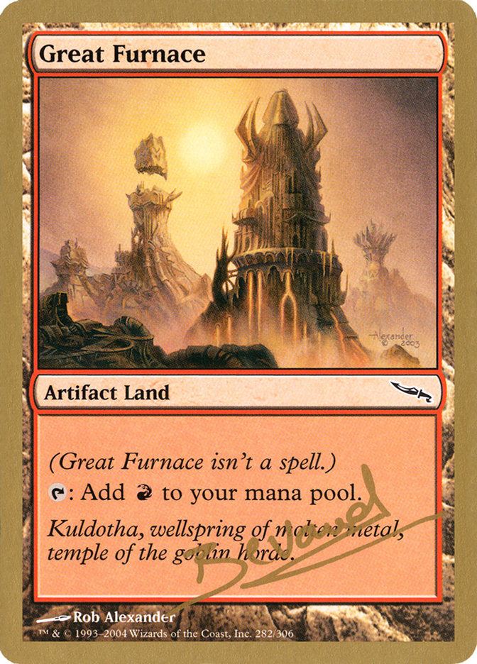 Great Furnace (Manuel Bevand) [World Championship Decks 2004] | Eastridge Sports Cards & Games