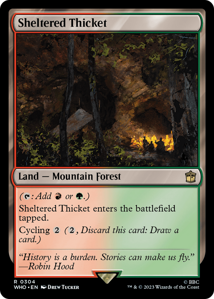 Sheltered Thicket [Doctor Who] | Eastridge Sports Cards & Games