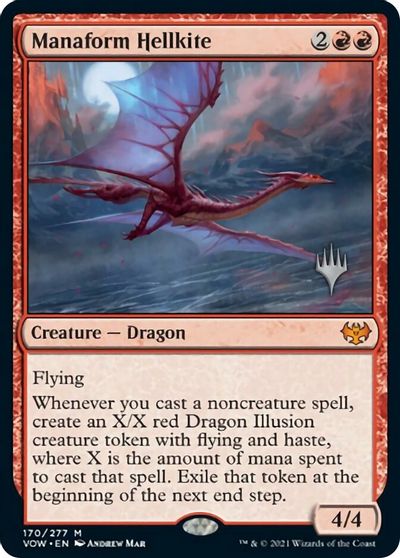 Manaform Hellkite (Promo Pack) [Innistrad: Crimson Vow Promos] | Eastridge Sports Cards & Games