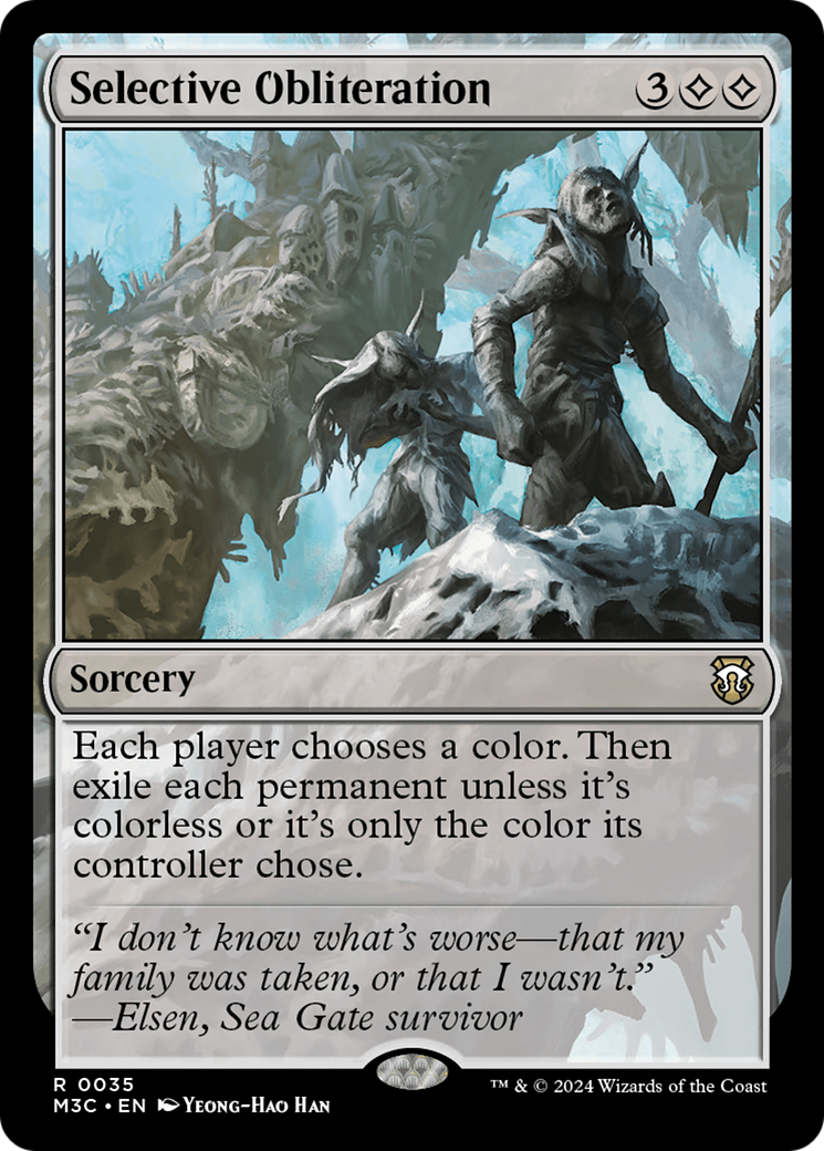Selective Obliteration (Ripple Foil) [Modern Horizons 3 Commander] | Eastridge Sports Cards & Games