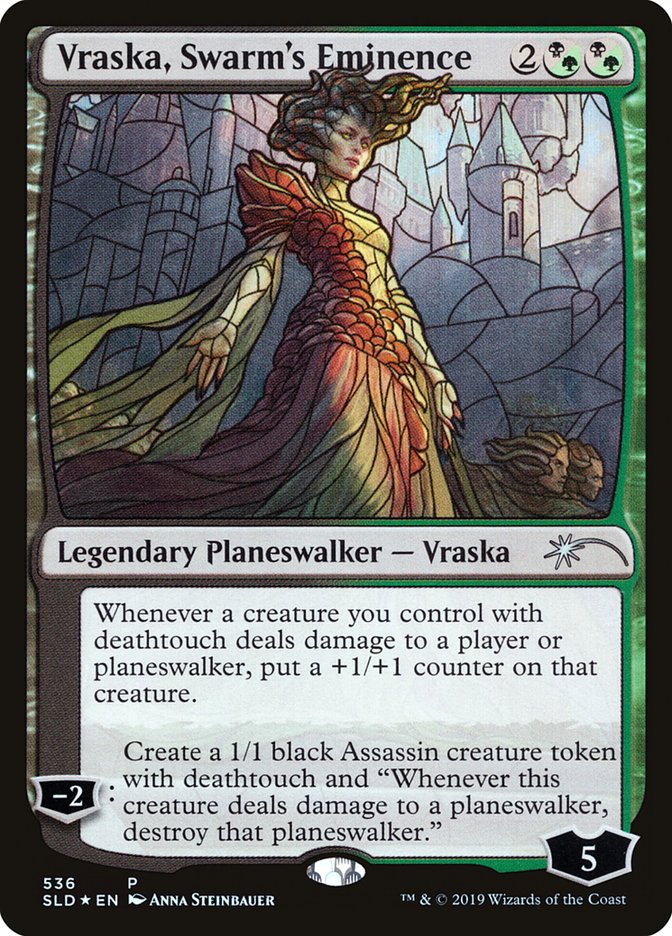 Vraska, Swarm's Eminence (Stained Glass) [Secret Lair Drop Promos] | Eastridge Sports Cards & Games