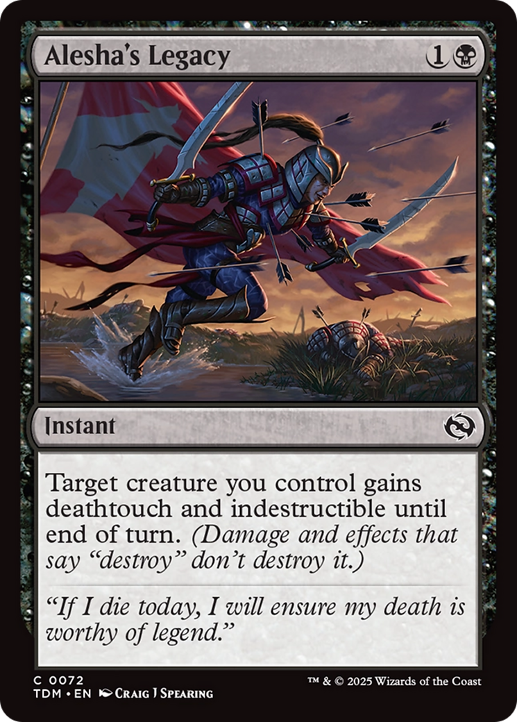 Alesha's Legacy [Tarkir: Dragonstorm]