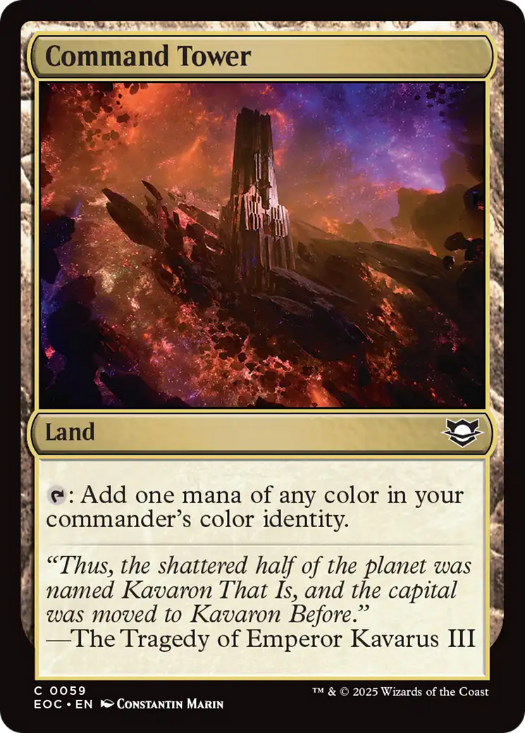 Command Tower [Edge of Eternities Commander] | Eastridge Sports Cards & Games