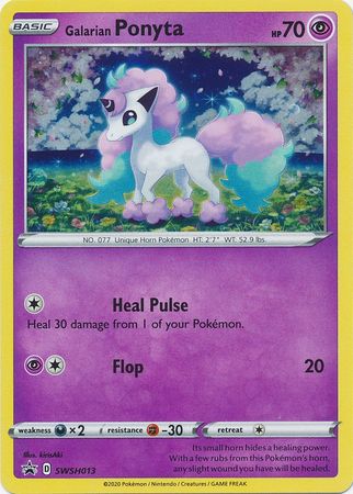 Galarian Ponyta (SWSH013) [Sword & Shield: Black Star Promos] | Eastridge Sports Cards & Games