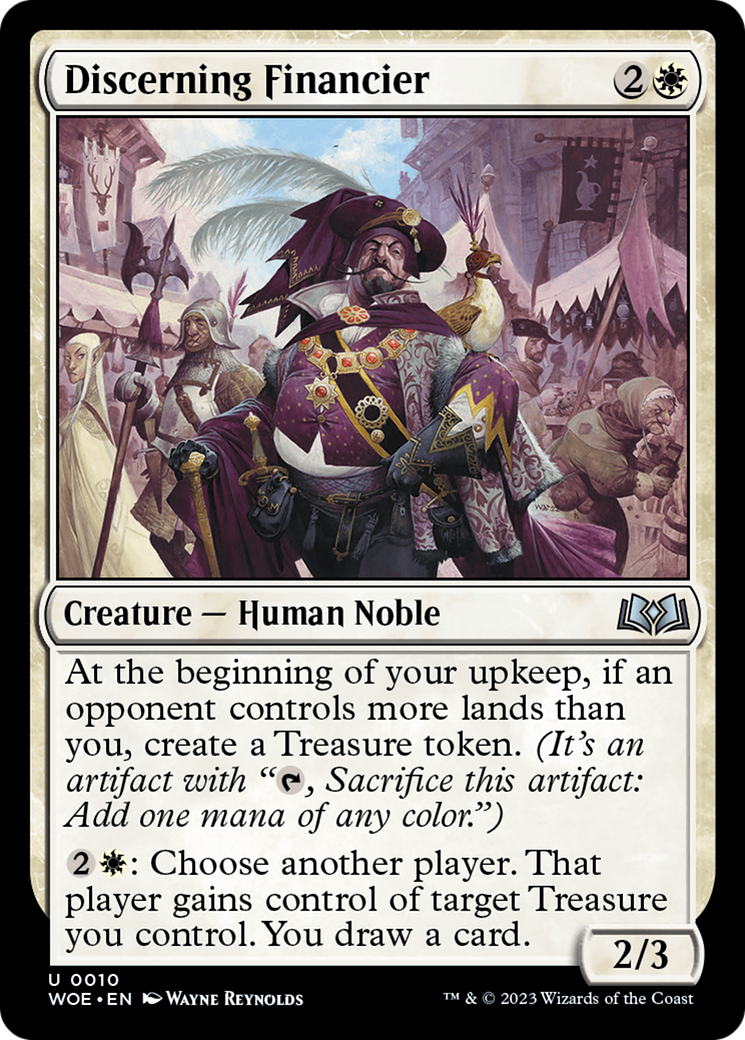 Discerning Financier [Wilds of Eldraine] | Eastridge Sports Cards & Games