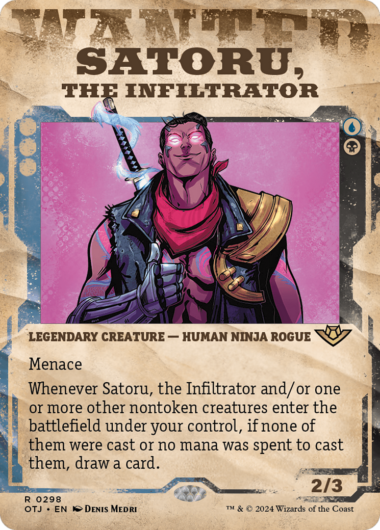 Satoru, the Infiltrator (Showcase) [Outlaws of Thunder Junction] | Eastridge Sports Cards & Games