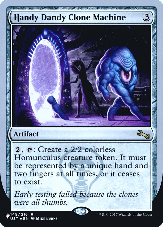 Handy Dandy Clone Machine (Unfinity Foil Edition) [The List] | Eastridge Sports Cards & Games
