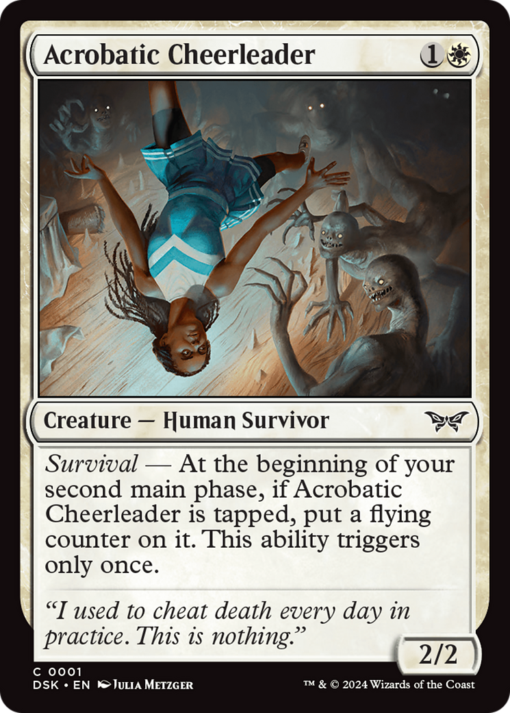 Acrobatic Cheerleader [Duskmourn: House of Horror] | Eastridge Sports Cards & Games