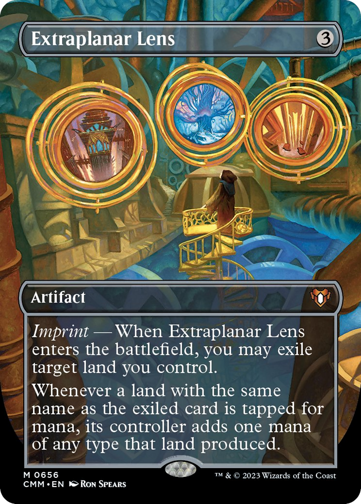 Extraplanar Lens (Borderless Alternate Art) [Commander Masters] | Eastridge Sports Cards & Games