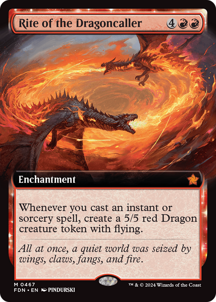 Rite of the Dragoncaller (Extended Art) [Foundations] | Eastridge Sports Cards & Games