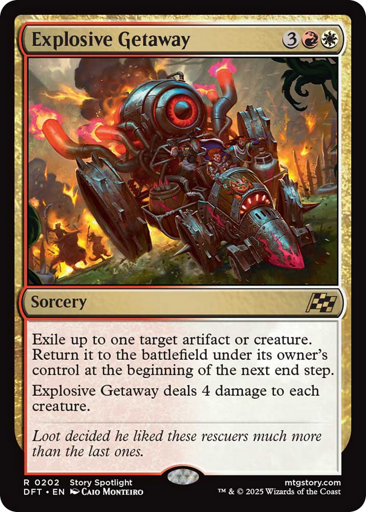 Explosive Getaway [Aetherdrift] | Eastridge Sports Cards & Games
