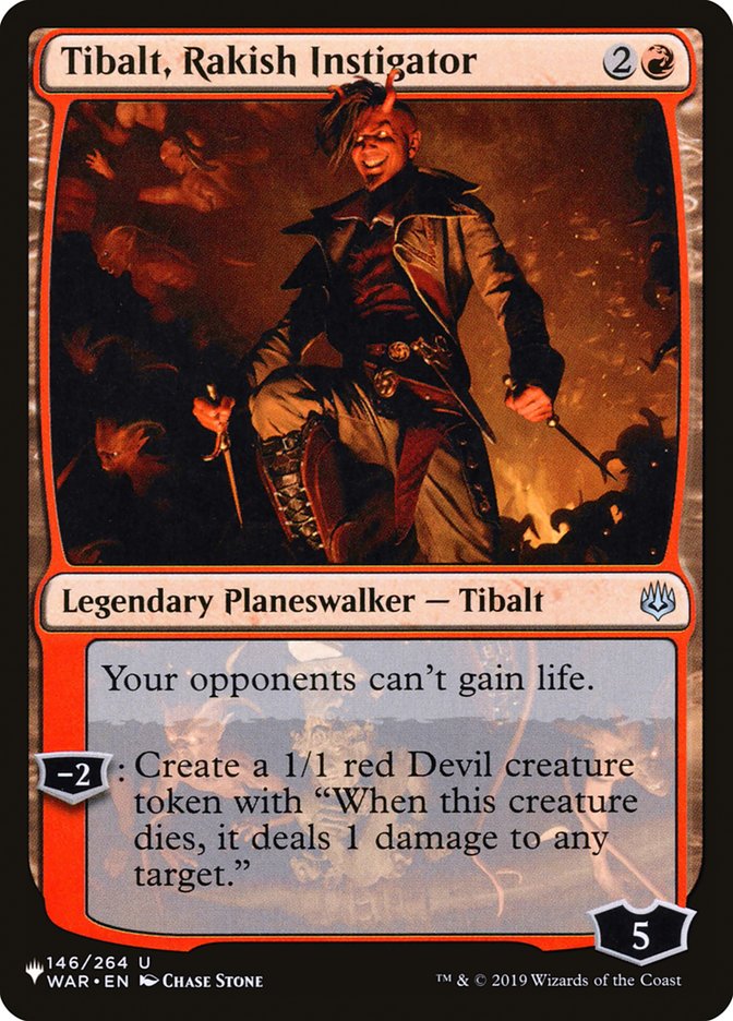 Tibalt, Rakish Instigator [The List] | Eastridge Sports Cards & Games