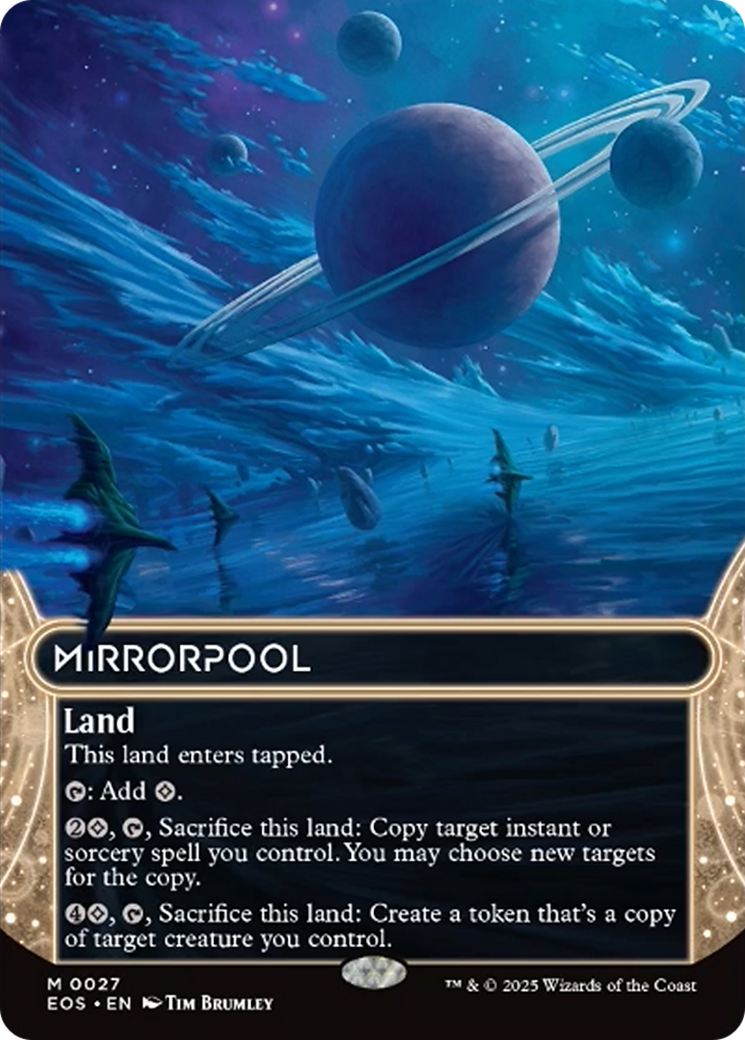 Mirrorpool (0027) (Borderless) [Edge of Eternities: Stellar Sights] | Eastridge Sports Cards & Games