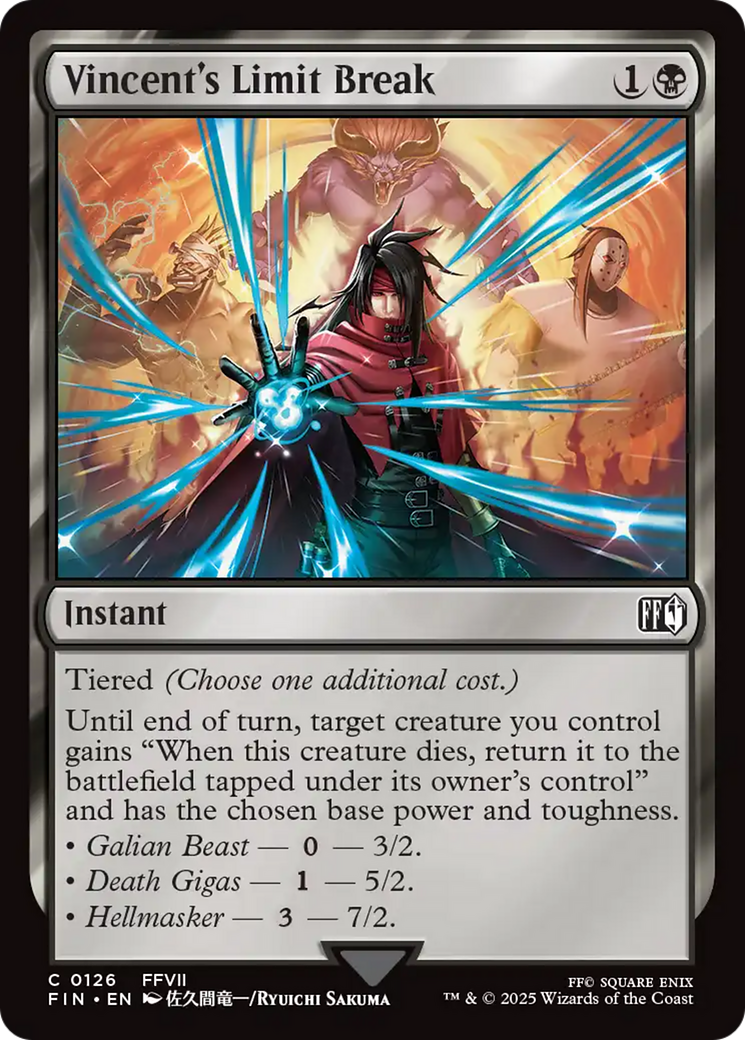 Vincent's Limit Break [FINAL FANTASY] | Eastridge Sports Cards & Games