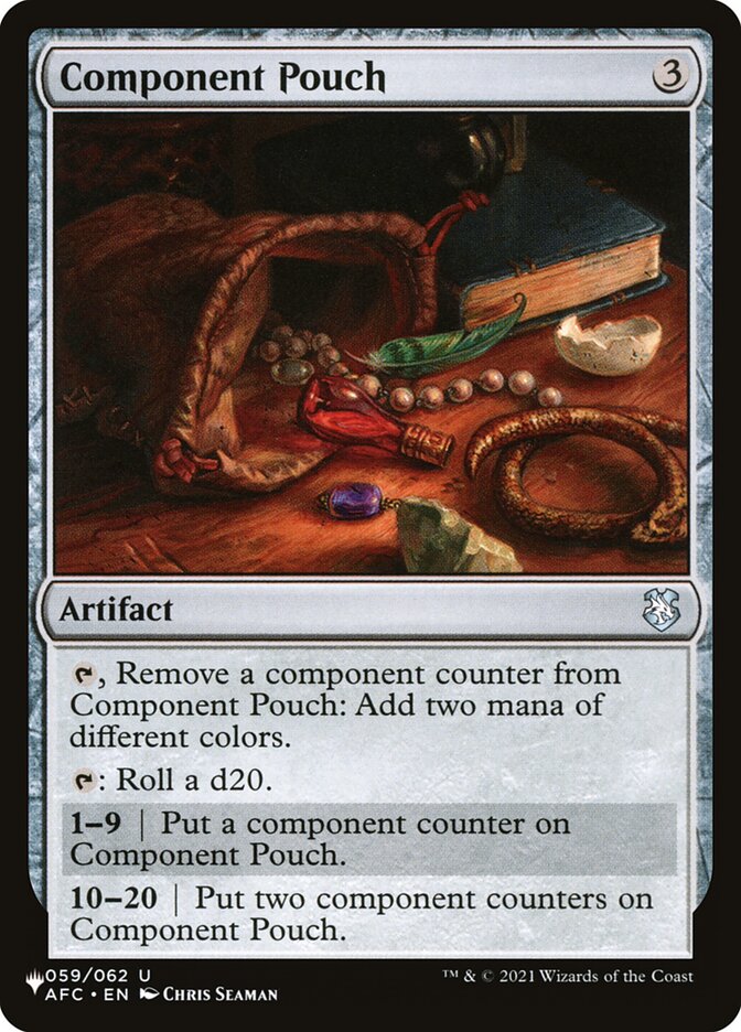 Component Pouch [The List] | Eastridge Sports Cards & Games