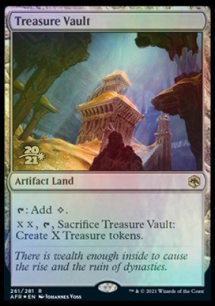 Treasure Vault [Dungeons & Dragons: Adventures in the Forgotten Realms Prerelease Promos] | Eastridge Sports Cards & Games