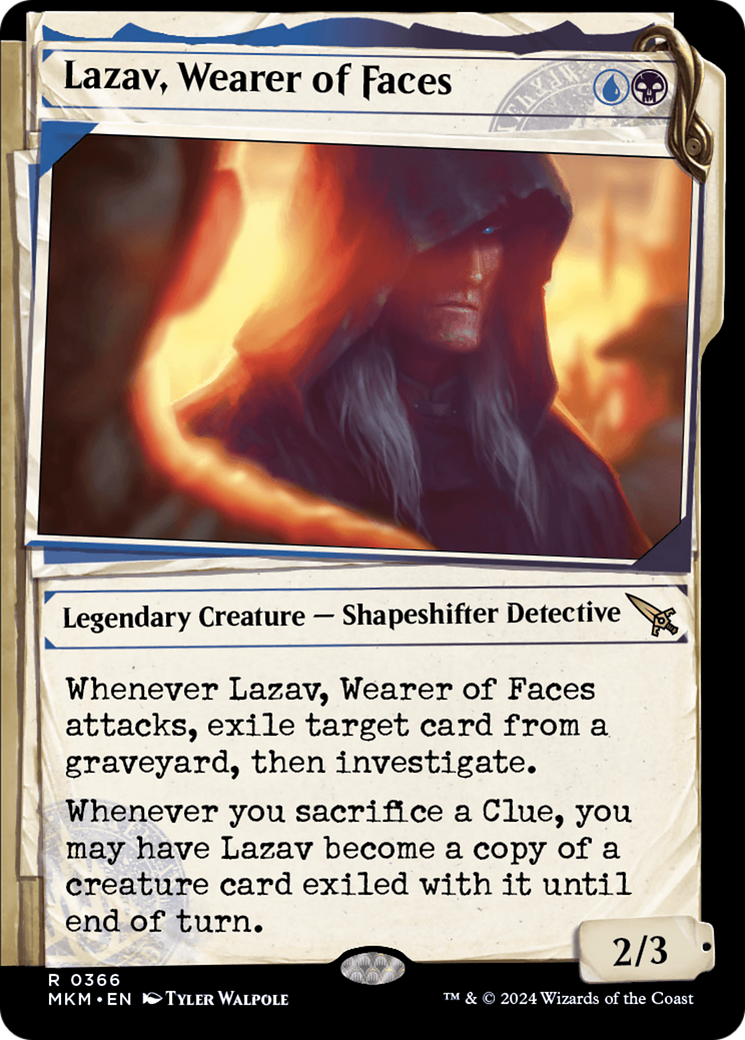 Lazav, Wearer of Faces (Showcase) (0366) [Murders at Karlov Manor] | Eastridge Sports Cards & Games