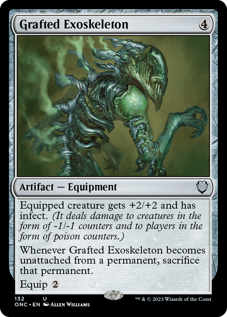 Grafted Exoskeleton [Phyrexia: All Will Be One Commander] | Eastridge Sports Cards & Games