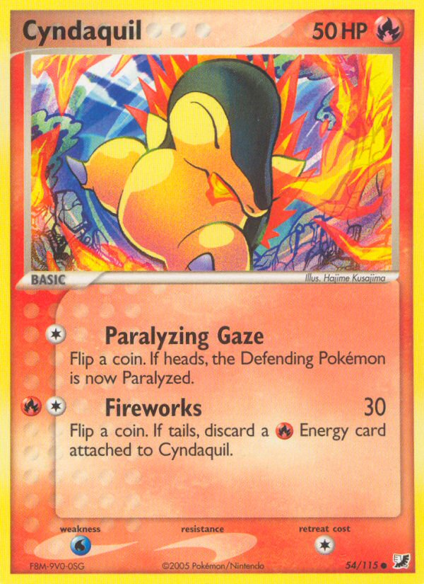 Cyndaquil (54/115) [EX: Unseen Forces] | Eastridge Sports Cards & Games