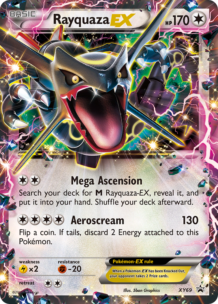 Rayquaza EX (XY69) (Shiny) [XY: Black Star Promos] | Eastridge Sports Cards & Games