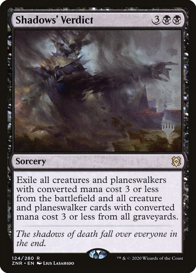 Shadows' Verdict (Promo Pack) [Zendikar Rising Promos] | Eastridge Sports Cards & Games