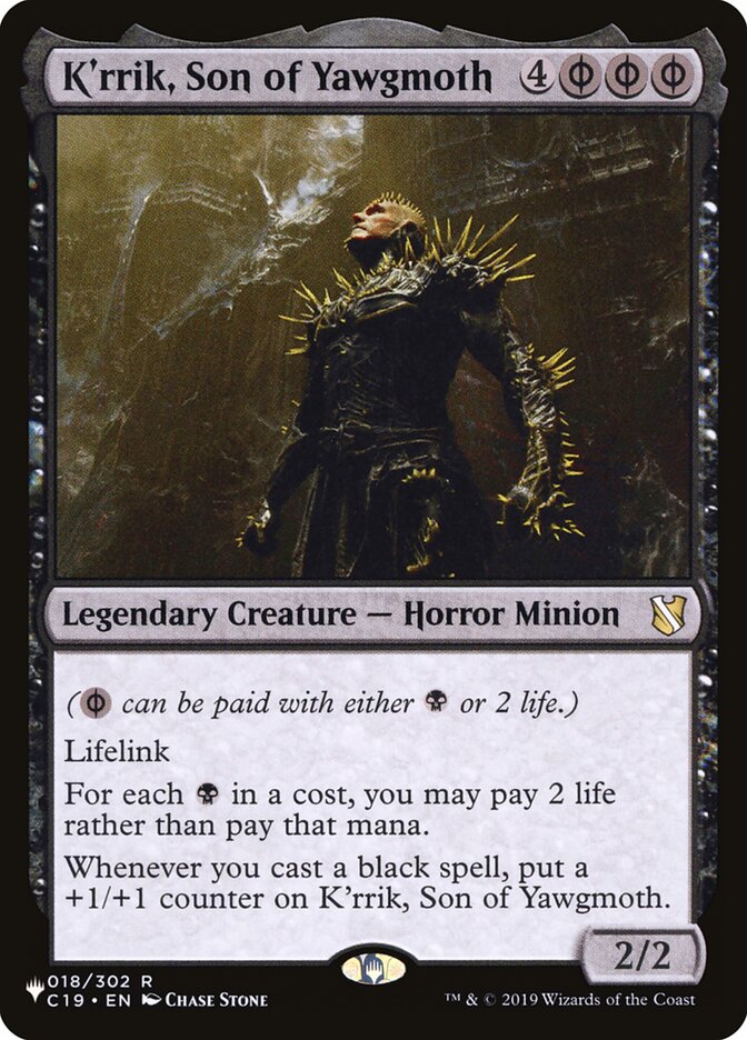 K'rrik, Son of Yawgmoth [The List] | Eastridge Sports Cards & Games