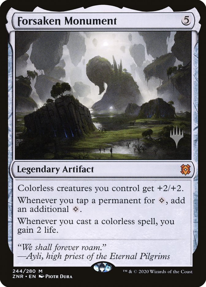 Forsaken Monument (Promo Pack) [Zendikar Rising Promos] | Eastridge Sports Cards & Games