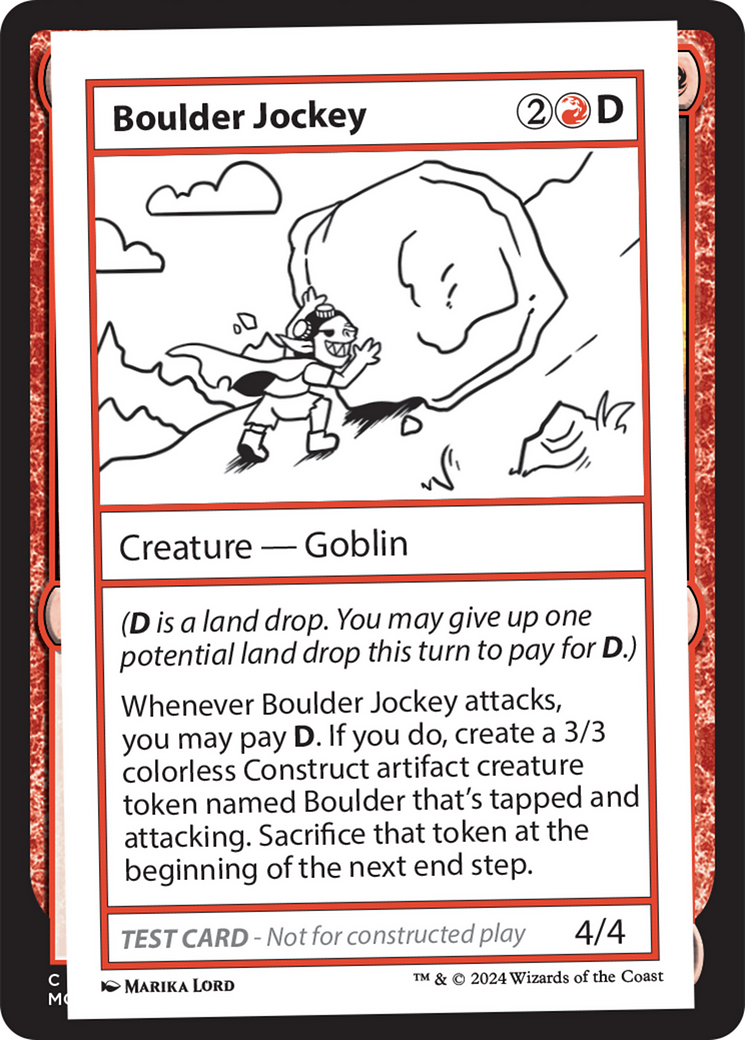 Boulder Jockey [Mystery Booster 2 Playtest Cards] | Eastridge Sports Cards & Games