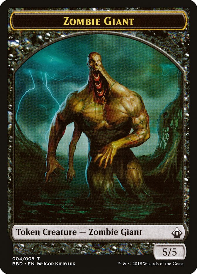 Zombie Giant Token [Battlebond Tokens] | Eastridge Sports Cards & Games