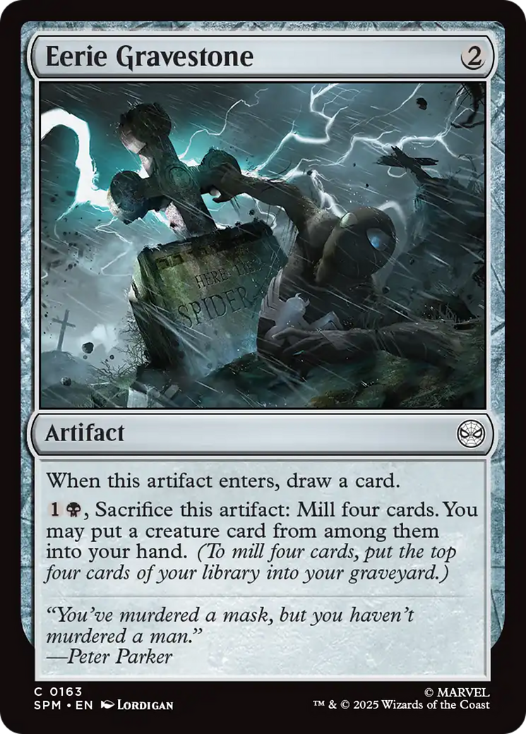 Eerie Gravestone [Marvel's Spider-Man] | Eastridge Sports Cards & Games