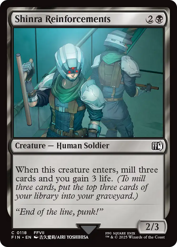 Shinra Reinforcements [FINAL FANTASY] | Eastridge Sports Cards & Games
