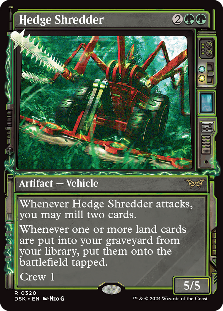 Hedge Shredder (Showcase) [Duskmourn: House of Horror] | Eastridge Sports Cards & Games