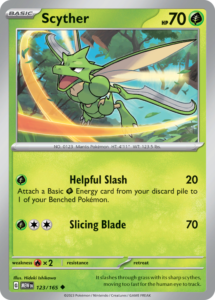 Scyther (123/165) [Scarlet & Violet 151] | Eastridge Sports Cards & Games