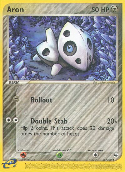 Aron (25/109) [EX: Ruby & Sapphire] | Eastridge Sports Cards & Games