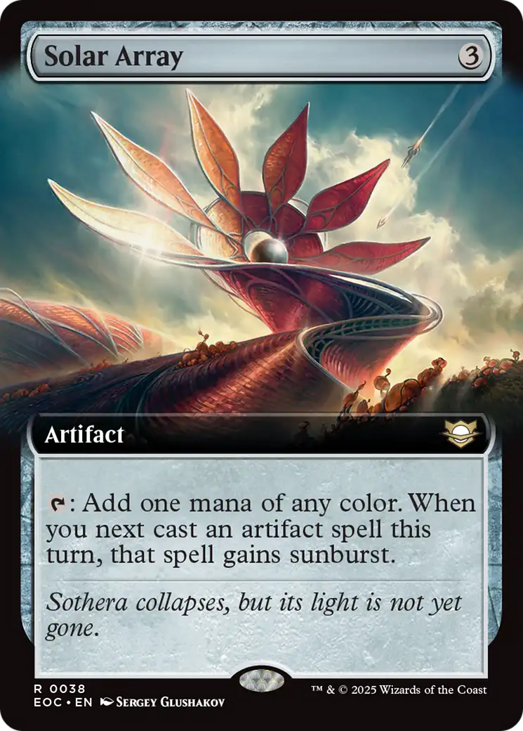 Solar Array (Extended Art) [Edge of Eternities Commander] | Eastridge Sports Cards & Games